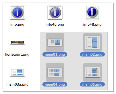 Zusammenhängenden Block in der Symbolansicht