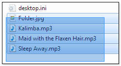 Selektieren mit einen Selektionsrahmen